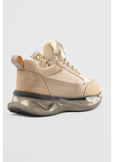 Mubiano Kadın Sneaker Kalın Tabanlı Bağcıklı Myra Vizon Vizon Mubiano Kadın Sneaker Kalın Tabanlı Bağcıklı Myra Vizon Vizon