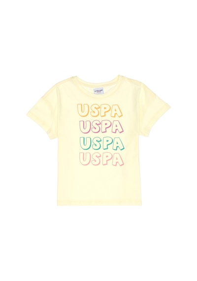 U.S. Polo Assn. Kız Çocuk Limon Bisiklet Yaka Pamuk Renkli Uspa Baskılı Tişört 50306191-VR035 U.S. Polo Assn. Kız Çocuk Limon Bisiklet Yaka Pamuk Renkli Uspa Baskılı Tişört 50306191-VR035