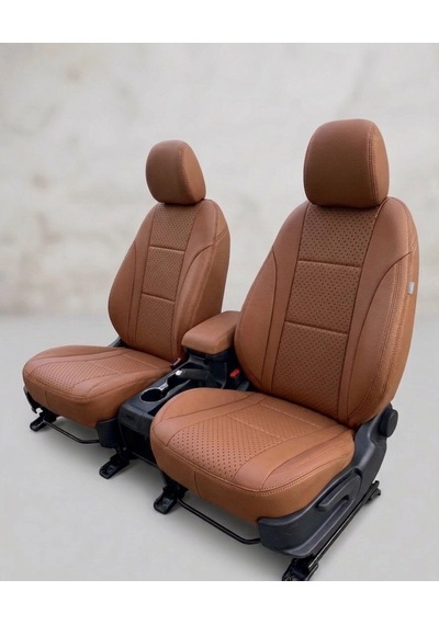 Hyundai İ30 -özel Dikim - Orta Delikli Deri -kenar Düz Deri