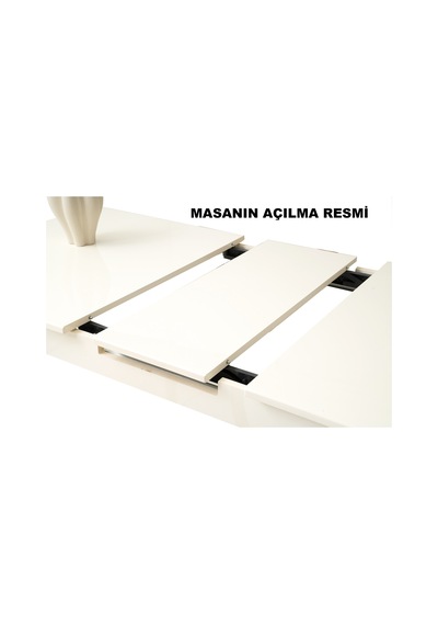 60x100 Ortadan Açılır Mdf Mutfak,salon,yemek Odası Masası Sonato