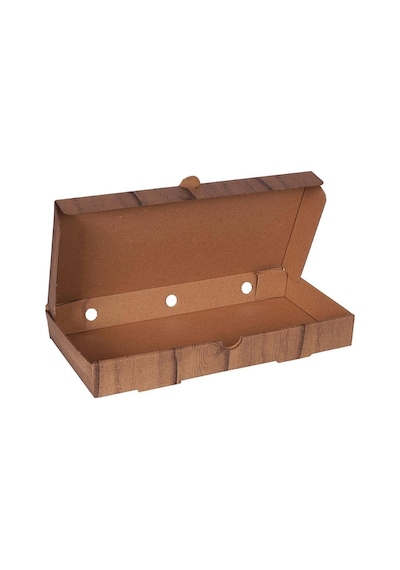 Ahşap Baskılı Büyük Pide Kutusu 36 x 20 x 5 CM  300 Adet