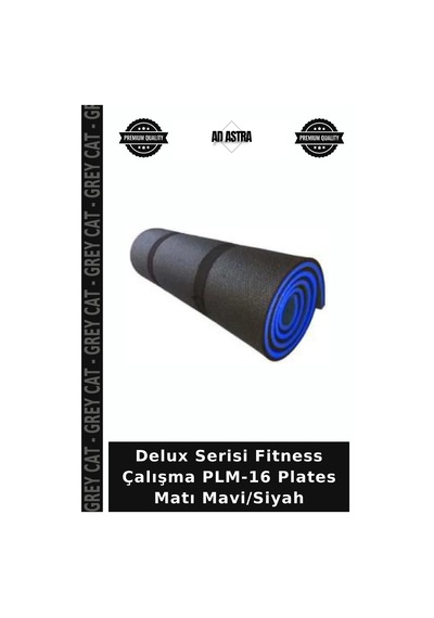 Delux Serisi Fitness Çalışma Plm-16 Plates Matı Mavi/siyah Mavi - Siyah