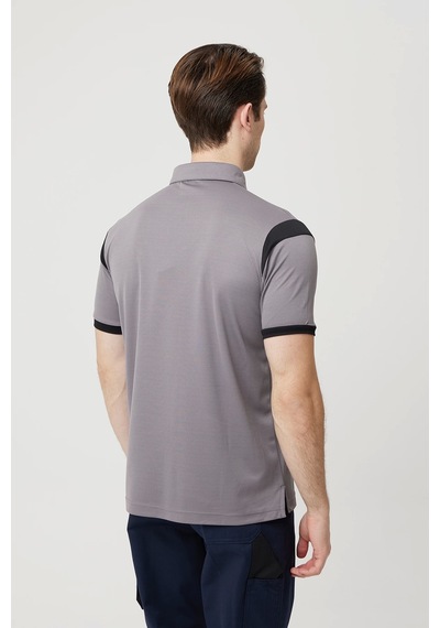 Armadillo Allium Polo Yaka Tişört K.gri-siyah