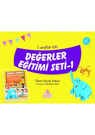Nesil Çocuk Yayınları Değerler Eğitimi Seti 1 10 Kitap