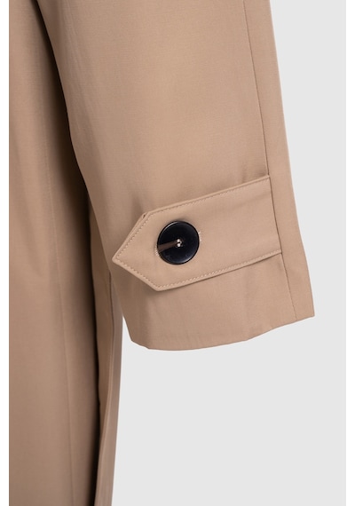 Thalure Kadın Camel Oversize Kuşaklı Trençkot