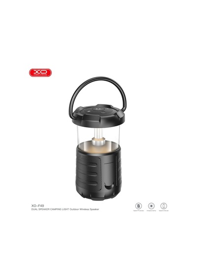 F49 3600 Mah Çift Hoparlör Bt V5.3 Kablosuz Bluetooth Outdoor Hoparlör Kamp Işığı