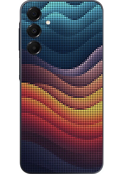 Samsung Galaxy A16 Uyumlu Noktalı Renkler Baskılı Silikon Kılıf Renkli