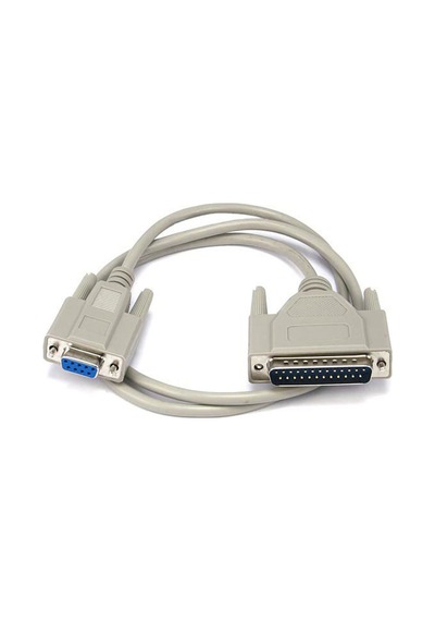 Db9 Dişi/db25 Erkek Null Modem Rs232 Seri Kablosu 1.5m