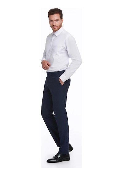 Dormen Classics Regular Fit Geniş Kesim Klasik Yaka Cepli Erkek Gömlek Beyaz