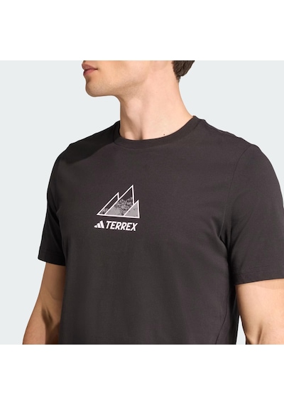 Adidas Terrex Outdoor Athlete Graphic Erkek Tişört C-adıjm6389e50a00 Siyah