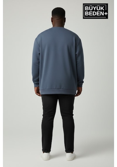 Süperlife Erkek Büyük Beden New York Baskılı Bisilet Yaka İnce Sweatshirt Spr26bsw956-5 Indigo Süperlife Erkek Büyük Beden New York Baskılı Bisilet Yaka İnce Sweatshirt Spr26bsw956-5 Indigo