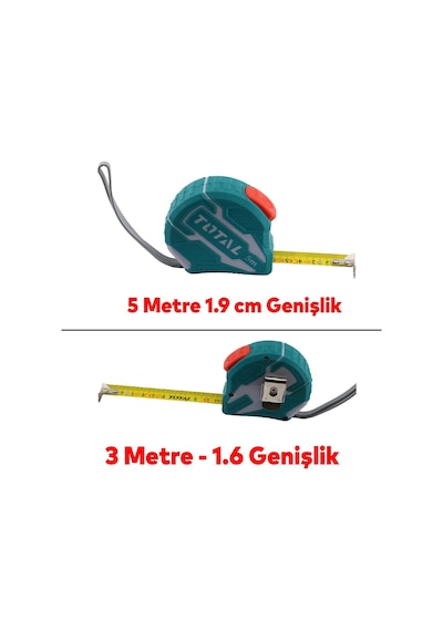 Ölçü Ve Maket Bıçağı Seti Şerit Metre Halı Kesme Maket Bıçağı Yedek Bıçak 10'lu Total Tos23037e