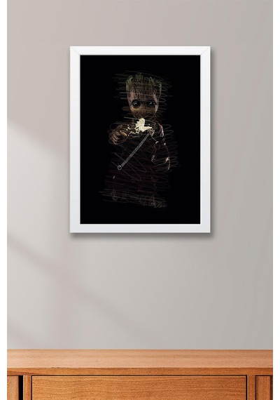 Baby Groot Çerçeveli Tablo Guardians Of The Galaxy - Estetik Poster