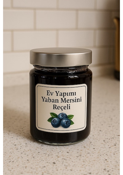 Blackseaorganics Ev Yapımı Yaban Mersini Reçeli 350g Katkısız & Geleneksel Üretim