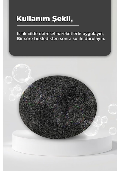 Aktif Karbon Özlü Batık Ve Çilek Bacak Onarımına Yardımcı Doğal Süngerli Sabun 130gr Aktif Karbon