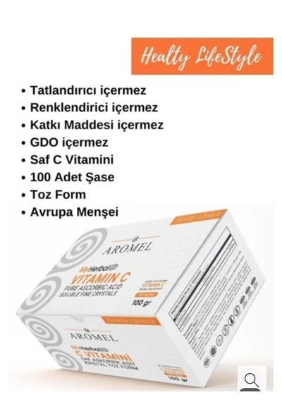 Aromel C Vitamin 100 Şaşe