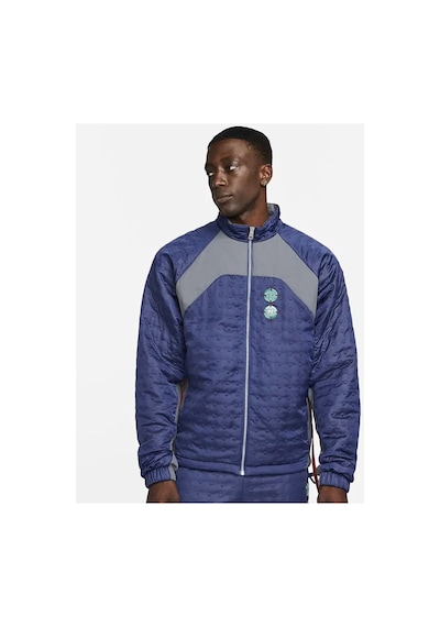 Nike Air Jordan Clot Woven Full Zip Ceket Lacivert Kırmızı Dj9742-414 Mavi