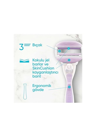 Comfortglide Breeze Kadın Tıraş Makinesi + Yedek Tıraş Bıçağı 2'li