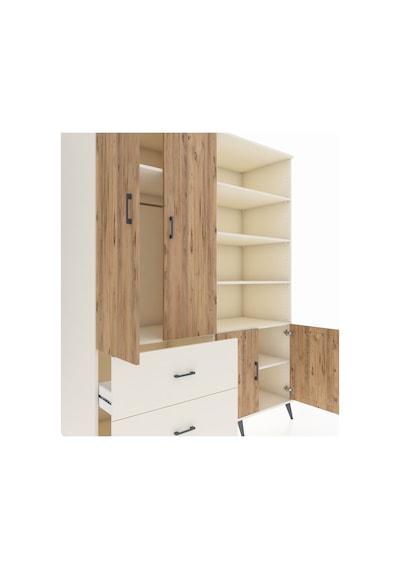 Kronos Gardrop 7 Raflı 2 Çekmeceli Tek Askılı 176x59x221 Aytaşı-çam/aytaşı Çam/aytaşı Kronos Gardrop 7 Raflı 2 Çekmeceli Tek Askılı 176x59x221 Aytaşı-çam/aytaşı Çam/aytaşı