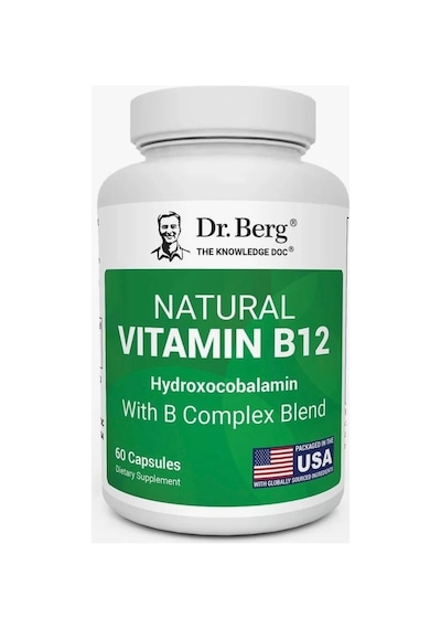 Dr. Berg Natural Vitamin B12 60 Kapsül