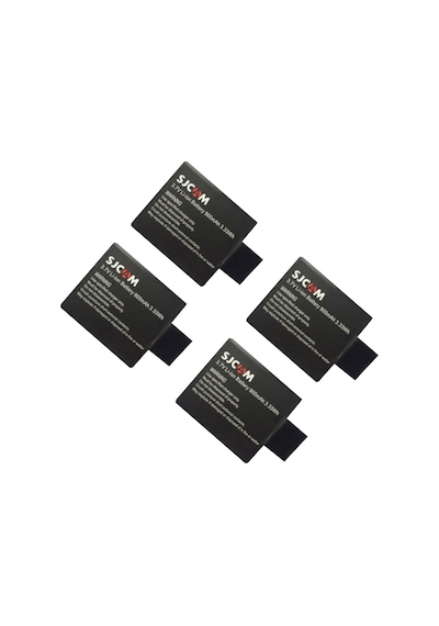Sjcam Sj4000 Sj5000 M10 Aksiyon Kamera Bataryası 4 Adet Pil Seti Çok Renkli
