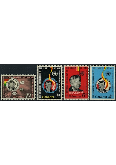 Koleksiyon Pulları, Ghana 1963 4 Pulluk Damgasız Tam Seri,n11-71 Teşhir Ürün