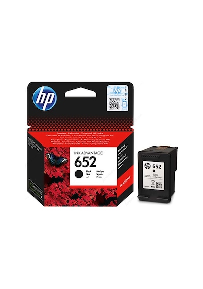 Hp 652 Black Mürekkep Kartuş F6V25Ae