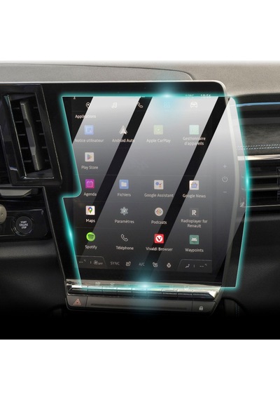 Renault 2024-2025 Austral 12 Inch Navigasyon İçin 9h Nano Ipg Proactive Ekran Koruyucu
