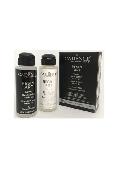 Şeffaf Epoksi Reçine Kit 120ml+120ml Tek Renk