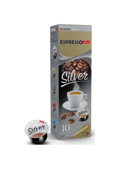 Espressomm® Tchibo Cafissimo Makineleri İle Uyumlu Silver Kapsül Kahve 5 x 10'lu