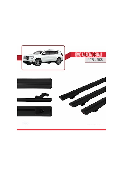 Gmc Acadia Denali 2024-2025 Arası İle Uyumlu Basıc Model Ara Atkı