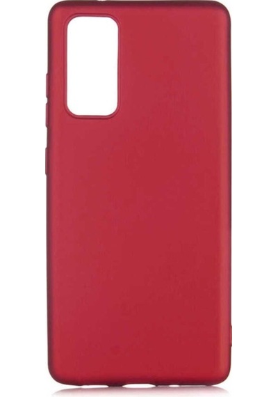 Galaxy S20 Fe Kılıf Zore Premier Silikon Kapak Mürdüm
