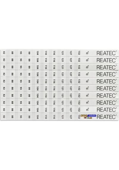 Reatec Sıcaklık Ölçüm Etiketi Isı Ölçer Ölçüm Aralığı 82 C Tdrtr 0