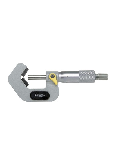 Fett As-151010 1-15 mm Asimeto Mekanik V Yataklı Mikrometre