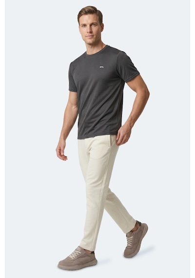 Slazenger Kayda Erkek Koyu Gri Tişört