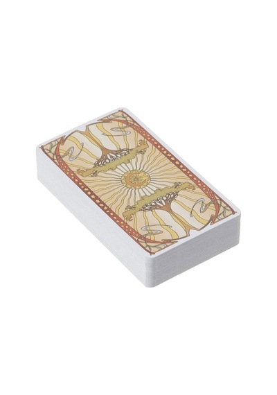 Golden Art Nouveau Tarot Kart Destesi