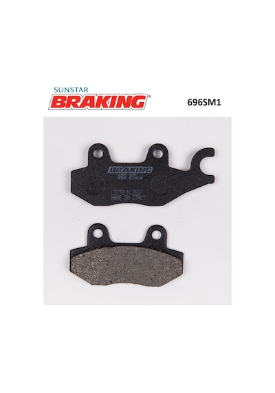 SUZUKİ AN400 BURGMAN 2017 BRAKING YARI METALİK FREN BALATASI 696SM1