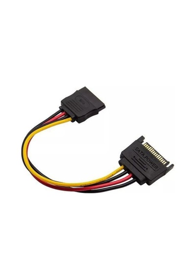 Sata Power Uzatma Kablosu 15 Pin Dişi Erkek Sata Power Uzatma Kablosu 30 Cm