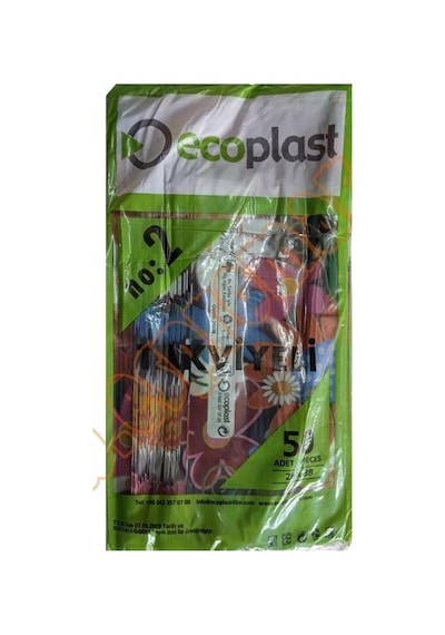 2 No 26X38 Desenlı 50 Lı Pk Takviyeli Poşet Ürün Desenleri Farklı