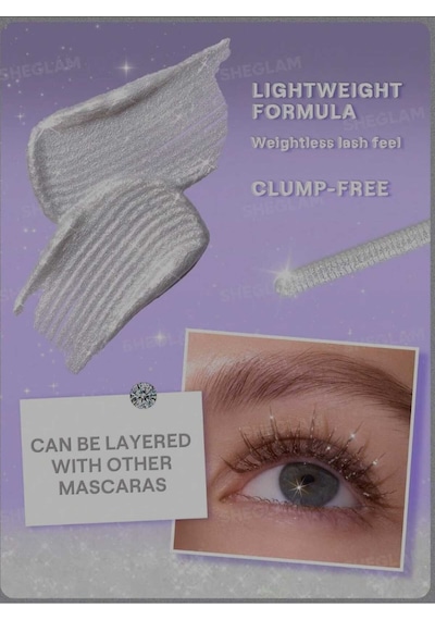 Sheglam Crystal Gaze Glitter Kaş Ve Kirpik Maskarası