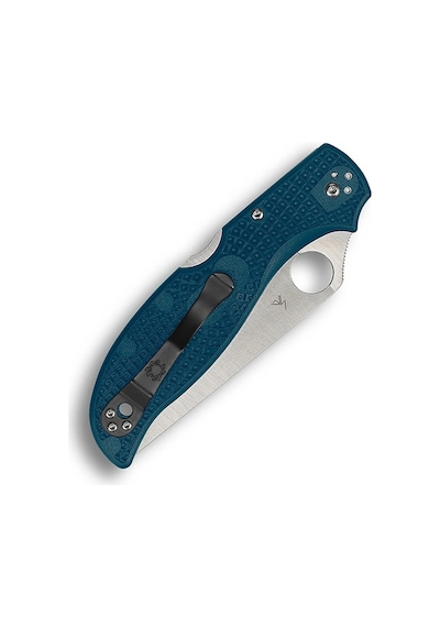 Spyderco Stretch 2 Xl Blue Frn K390 Plainedge Kamp Çakı Mavi