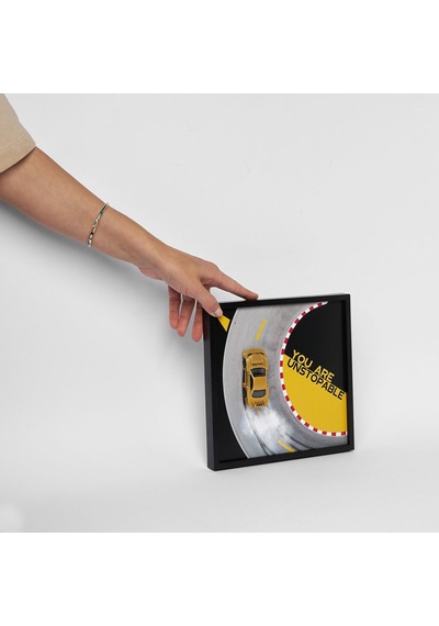 Drift Temalı Dekoratif Oyuncak Arabalı Çerçeve 100CM-36W - 220V Standart