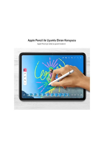 Apple Uyumlu iPad  10. Nesil Ekran Koruyucu iPad  10.Nesil 2022 10.9" Nano