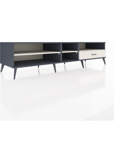 Kronos Tv Ünitesi 3 Raflı Tek Çekmeceli 220x59x51 Antrasit-aytaşı Aytası/aytası - Antrasıt Kronos Tv Ünitesi 3 Raflı Tek Çekmeceli 220x59x51 Antrasit-aytaşı Aytası/aytası - Antrasıt
