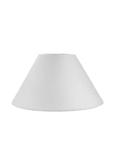 Konik Abajur Lambader Şapkası 22cmx40cm Yükseklik 22cm Beyaz Diğer