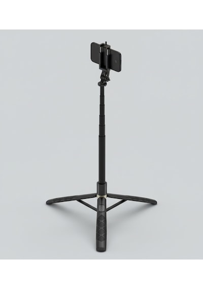 Uzaktan Kumandalı 156 Cm Alüminyum Tripod Ve Selfie Çubuğu Telefon, Kamera, Işık Ve Gopro Uyumlu