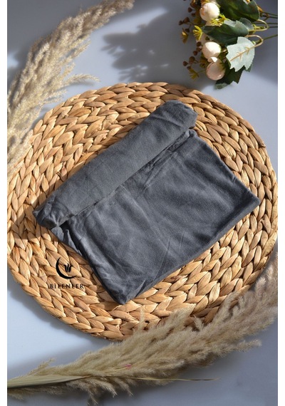 Bilenler Tesettür Penye Şal - 65 X 175 / Füme Füme