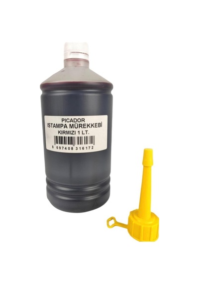 Istampa Mürekkebi 1 Litre Kırmızı Diğer