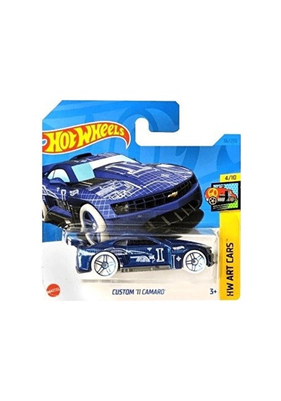 1:64 Tekli Arabalar 2023 036/250 Hw Art Cars Custom '11 Camaro