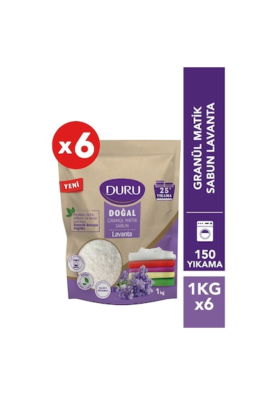 Granül Matik Sabun Lavanta 1 Kg X 6 Adet Diğer